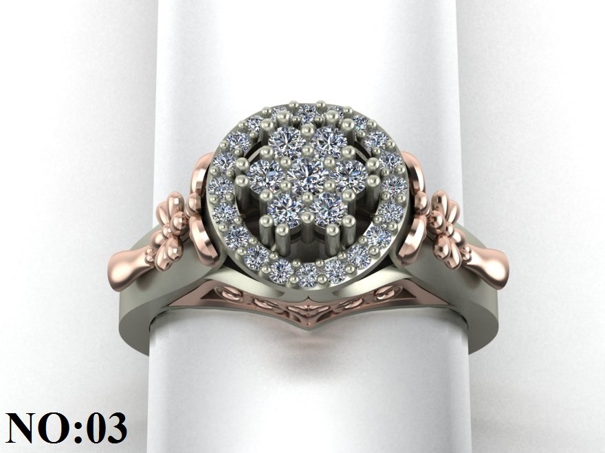 انگشتر زنانه کد :W.K.R : 003