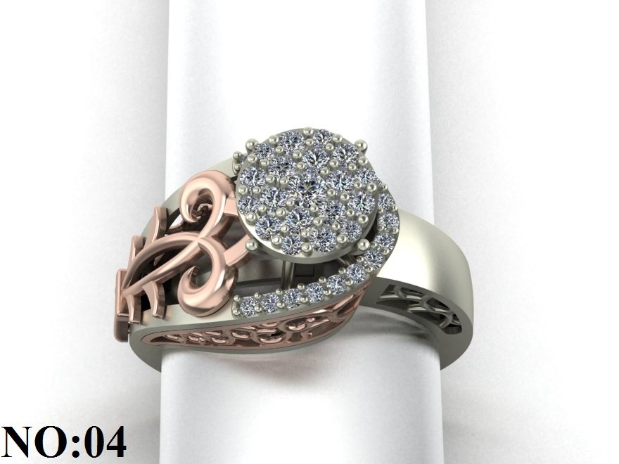 انگشتر زنانه کد :W.K.R : 004