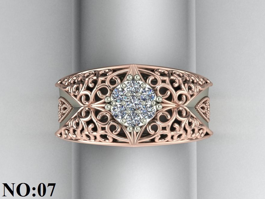 انگشتر زنانه کد :W.K.R : 007