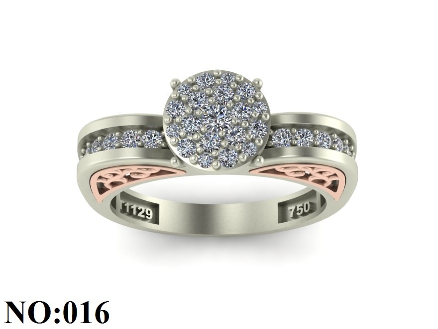 انگشتر زنانه کد :W.K.R : 016