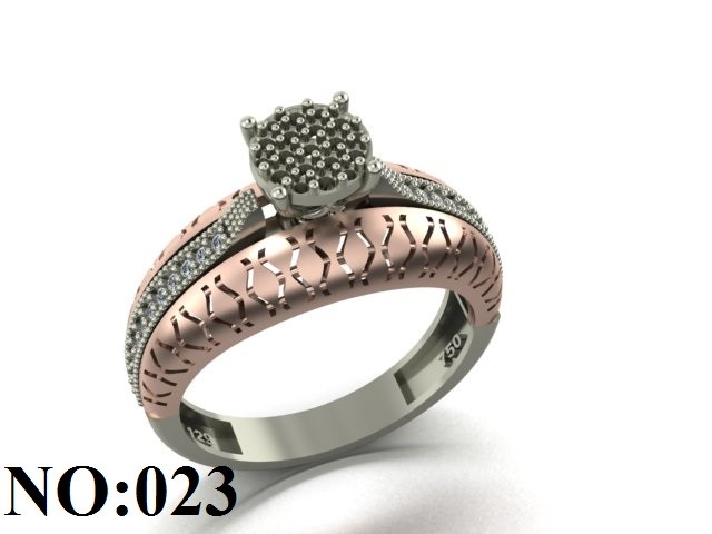 انگشتر زنانه کد :W.K.R : 023