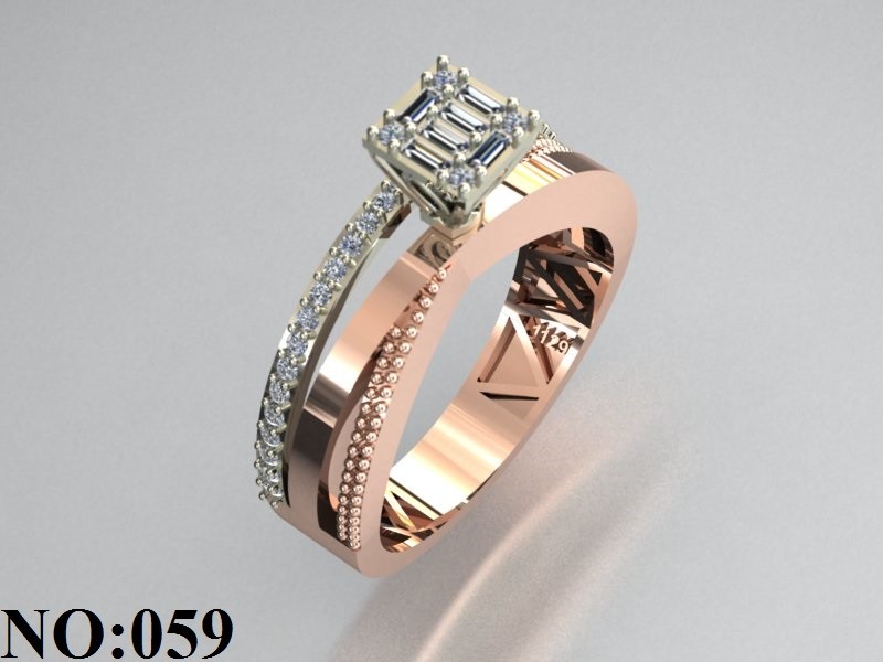 انگشتر زنانه کد :W.K.R : 059