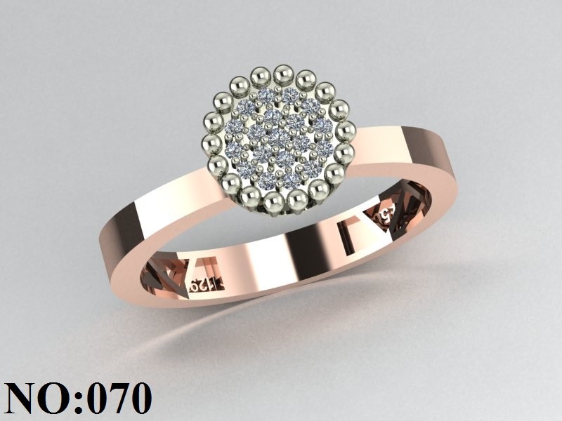 انگشتر زنانه کد :W.K.R 070