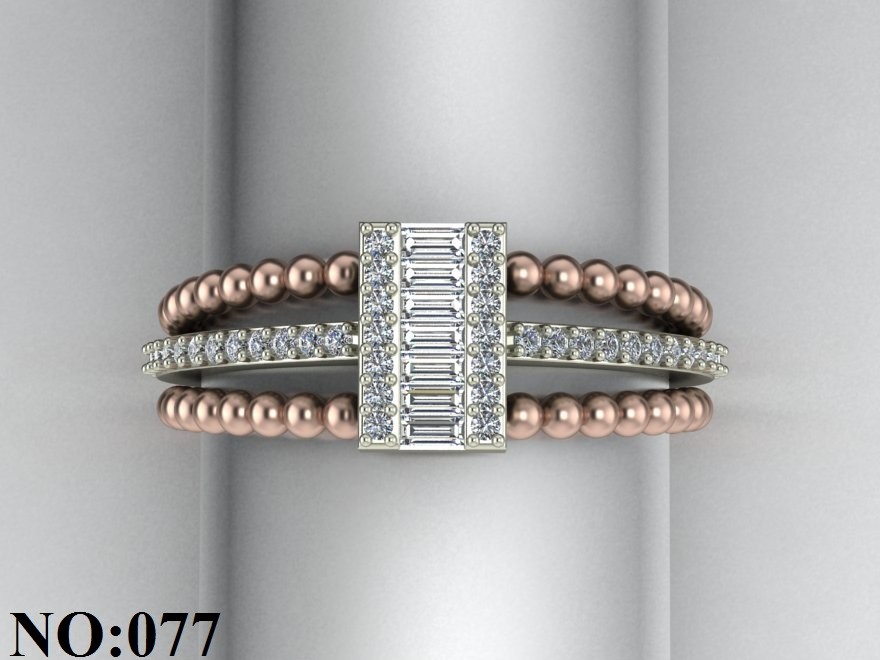 انگشتر زنانه کد :W.K.R077