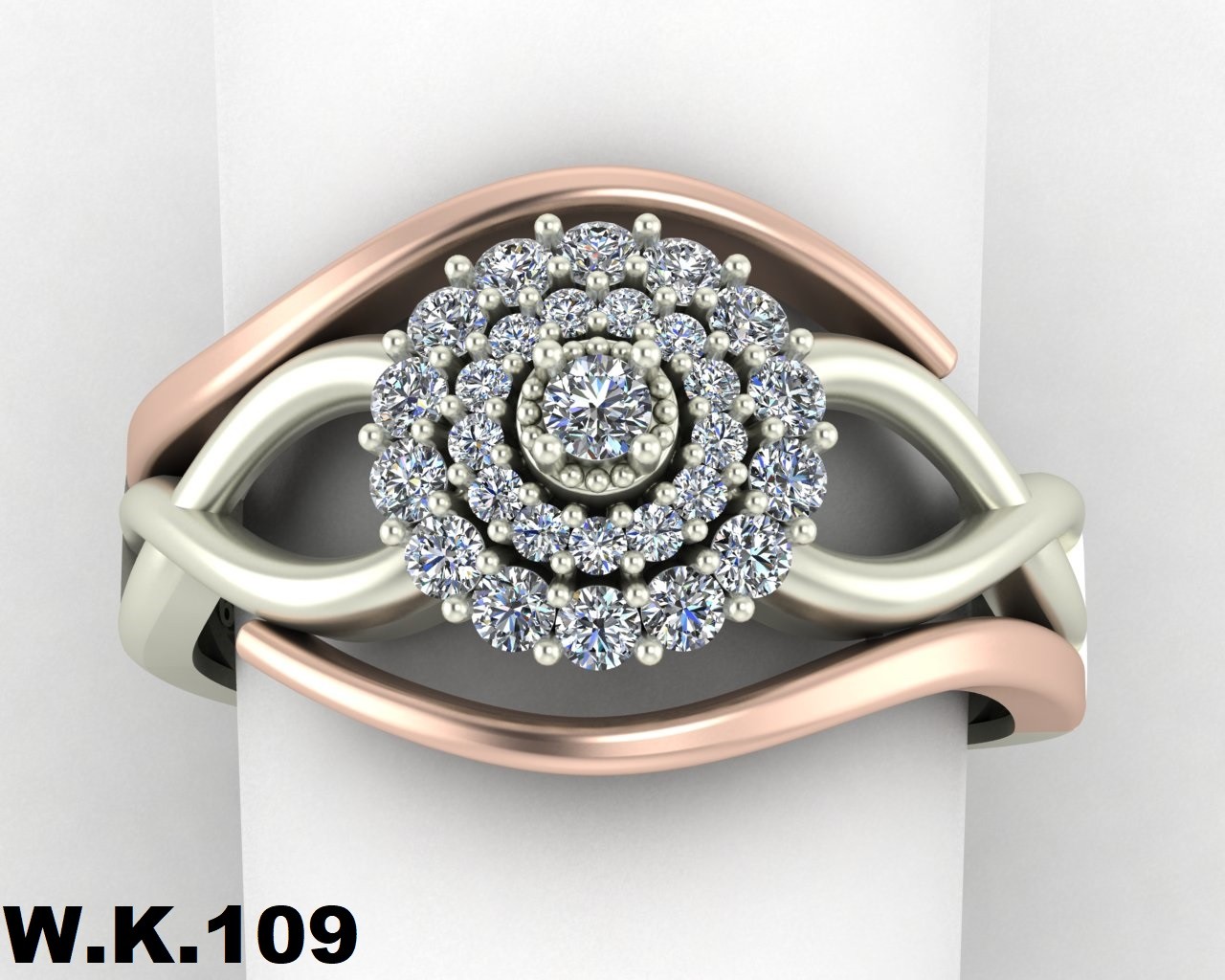 انگشتر زنانه کد :W.K.R 109