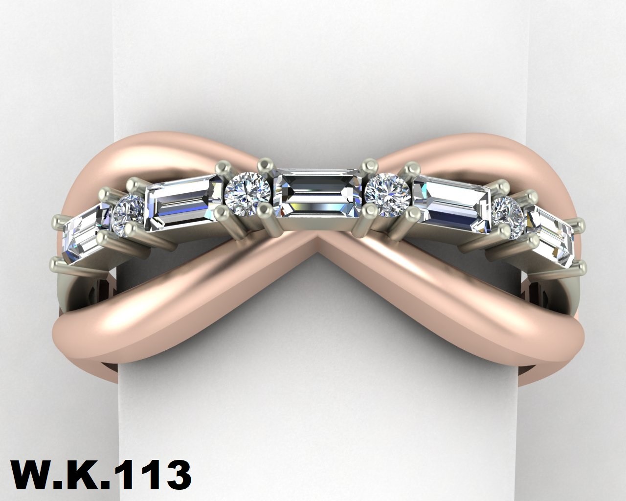 انگشتر زنانه کد :W.K.R113