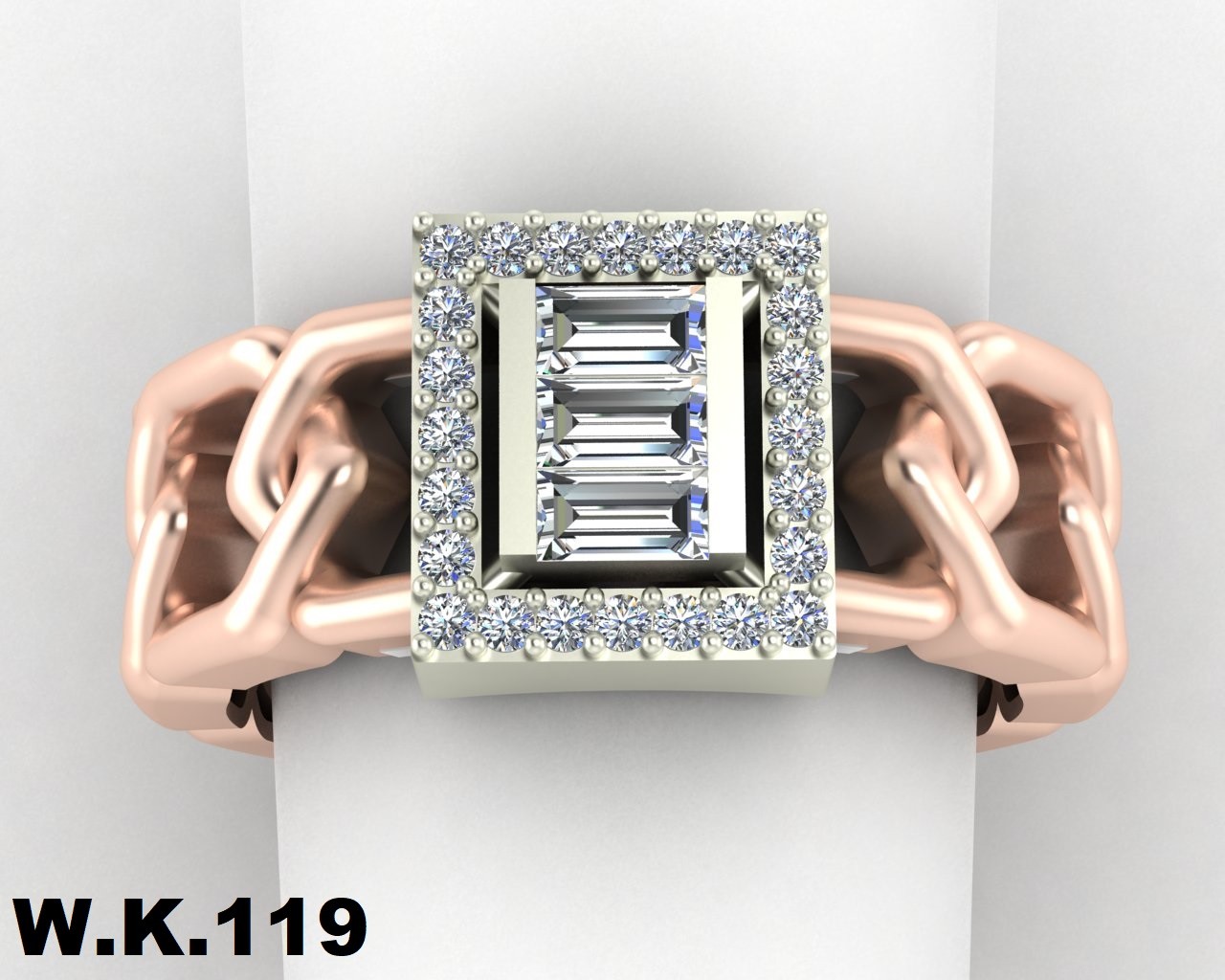 انگشتر زنانه کد :W.K.R119