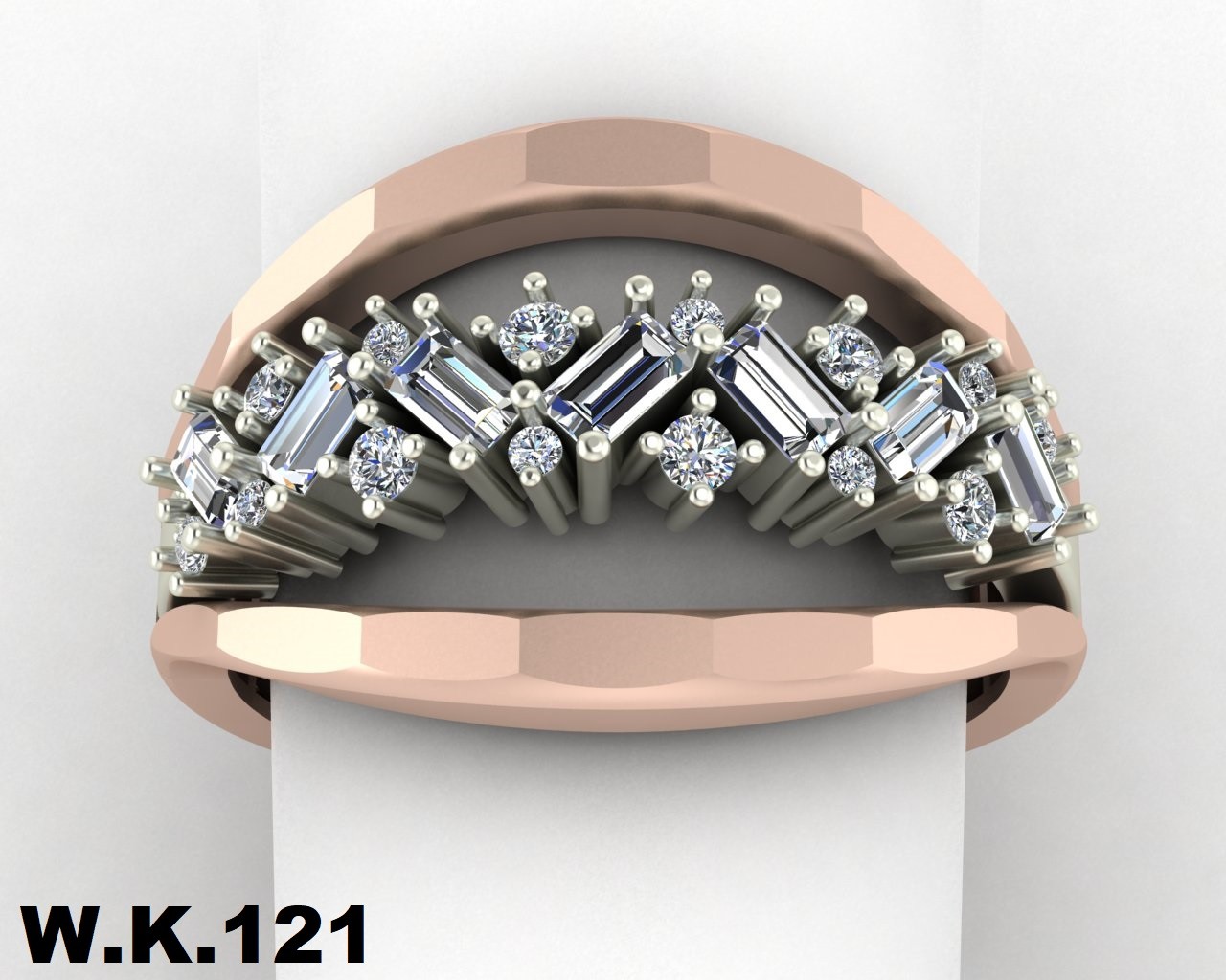 انگشتر زنانه کد :W.K.R121