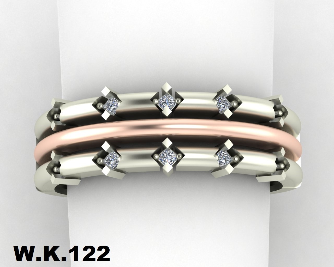 انگشتر زنانه کد :W.K.R122