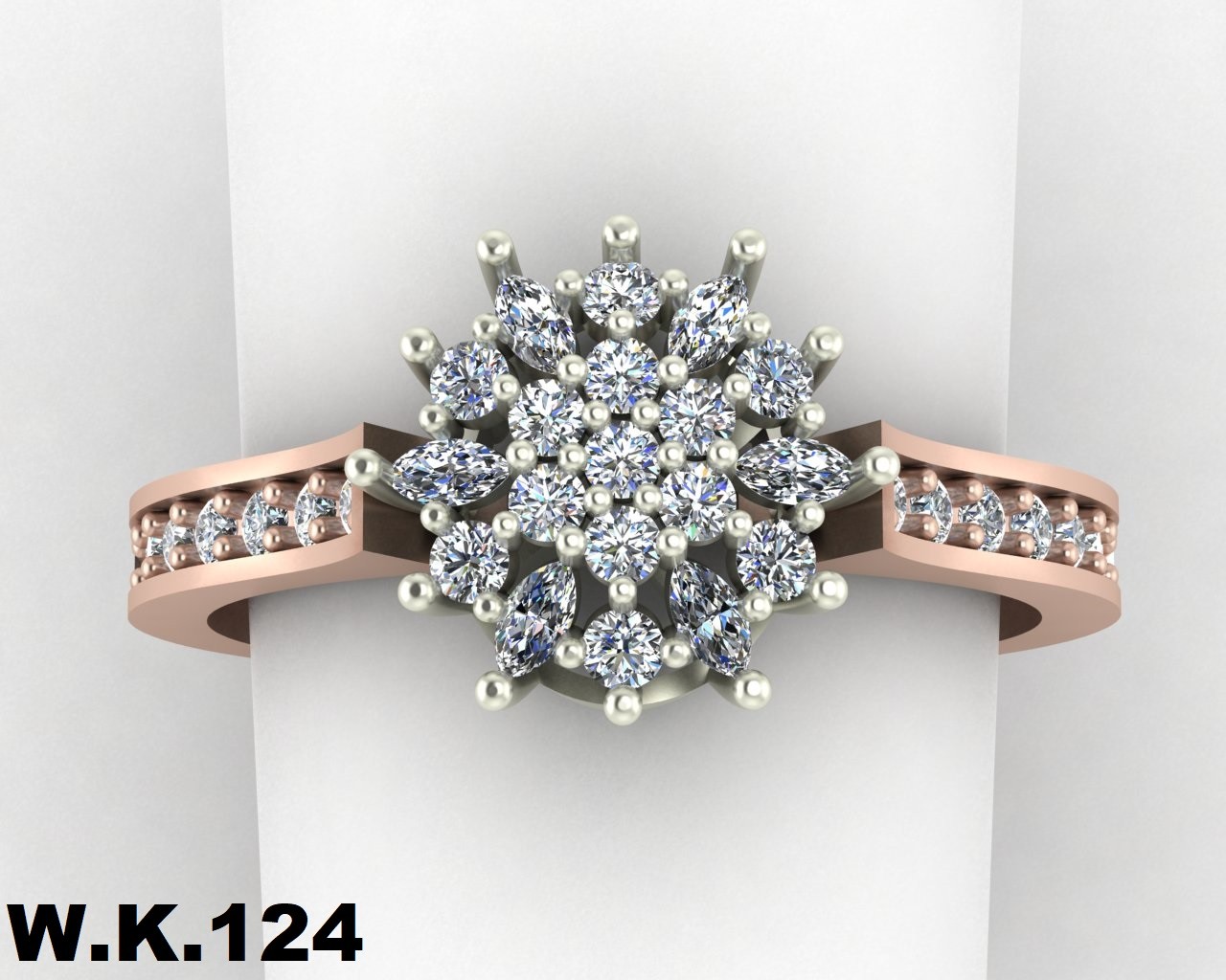 انگشتر زنانه کد :W.K.R 124