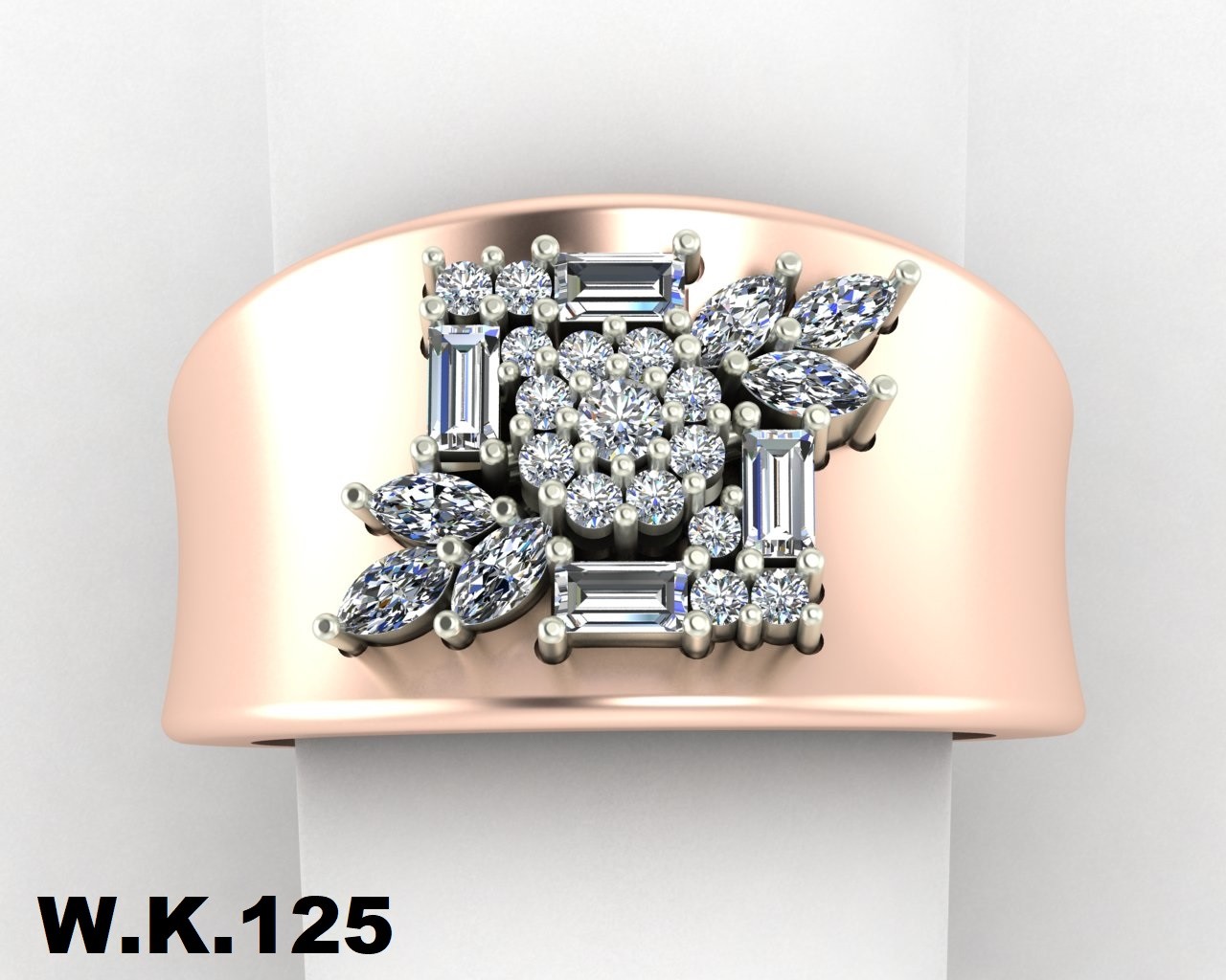 انگشتر زنانه کد :W.K.R125