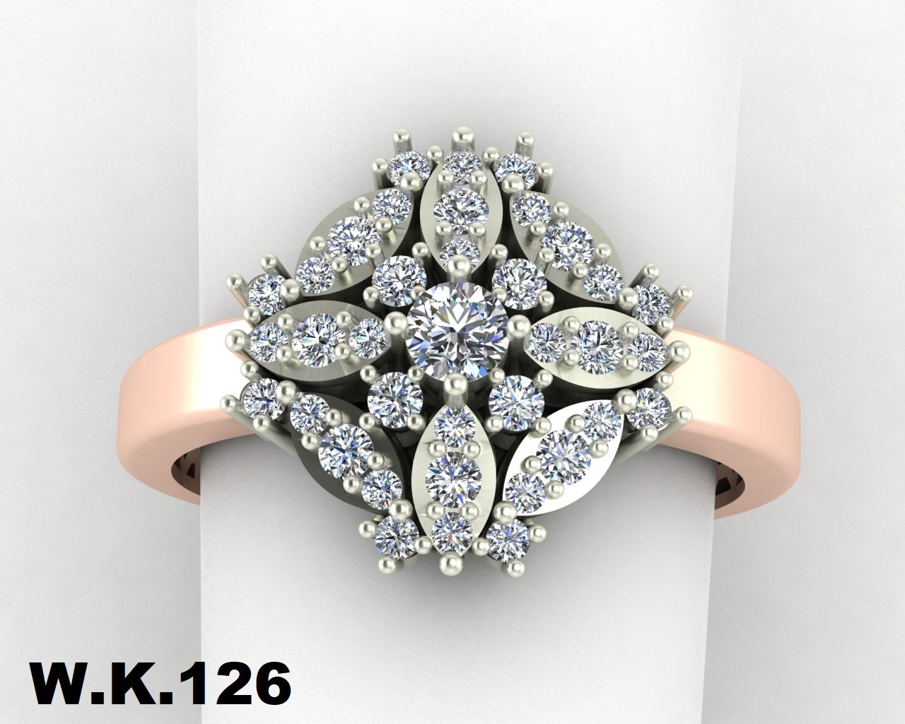 انگشتر زنانه کد :W.K.R 126