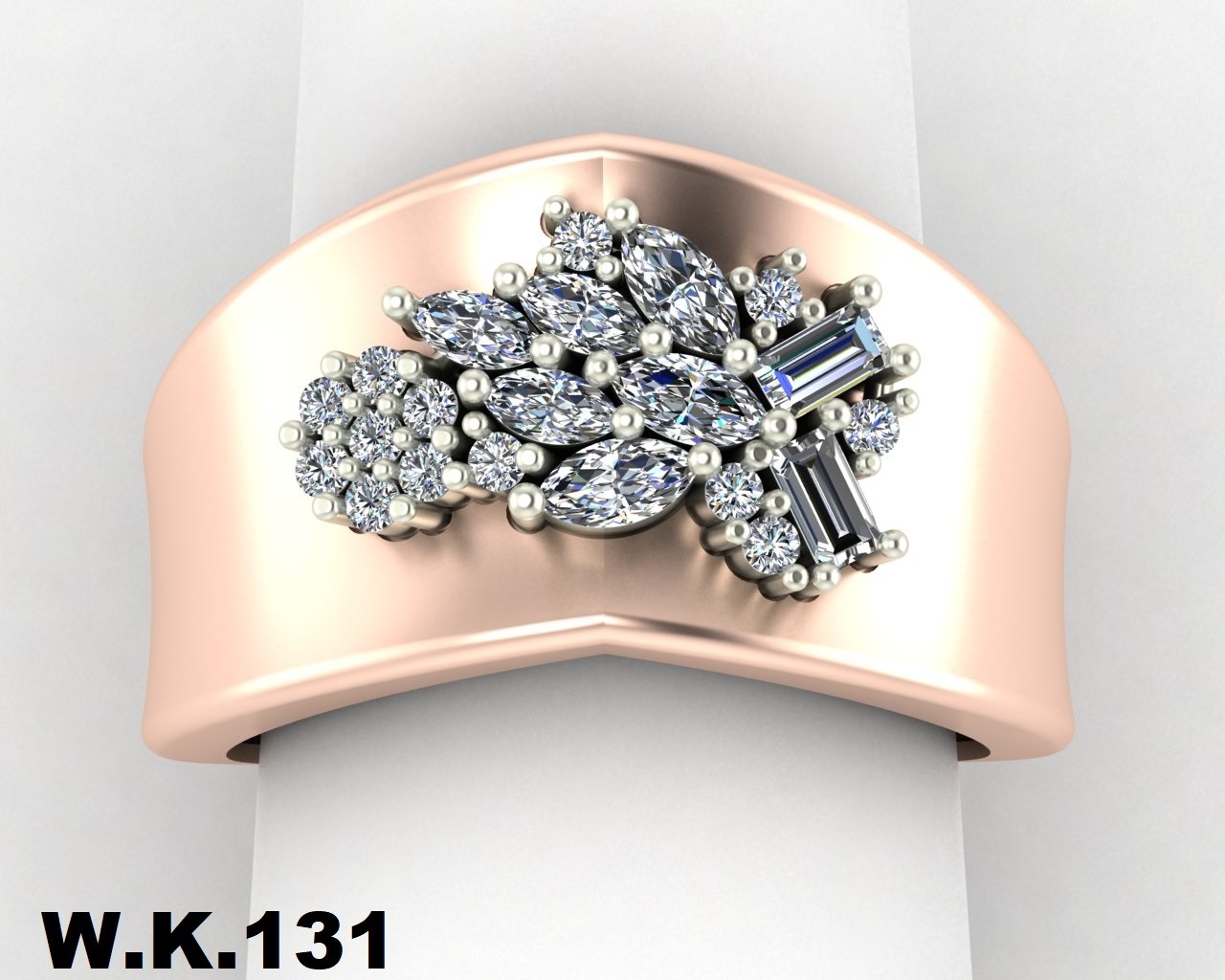 انگشتر زنانه کد :W.K.R131