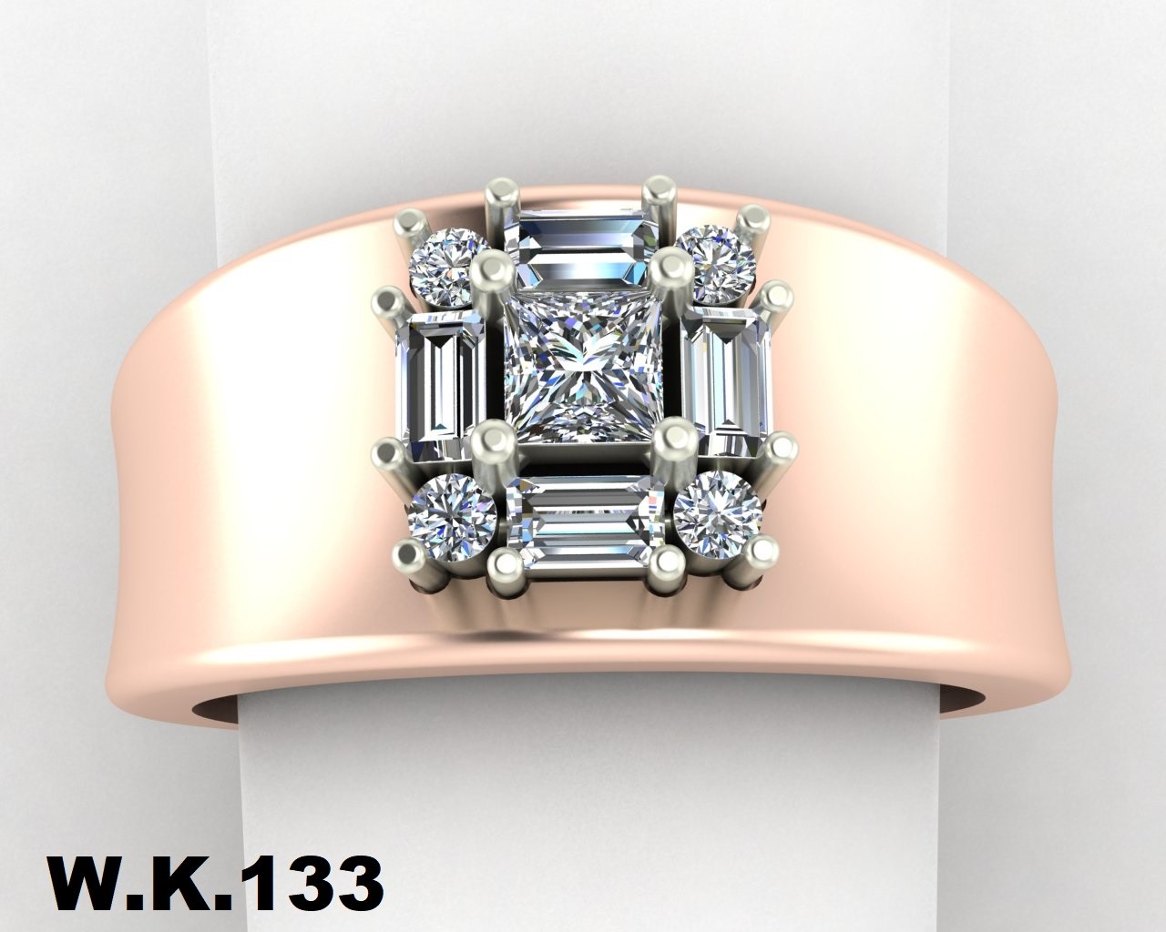 انگشتر زنانه کد :W.K.R 133