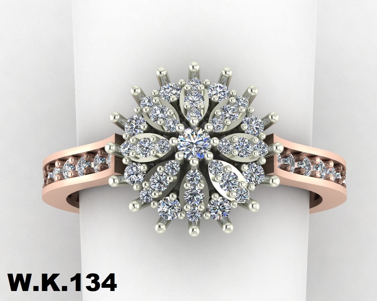 انگشتر زنانه کد :W.K.R134