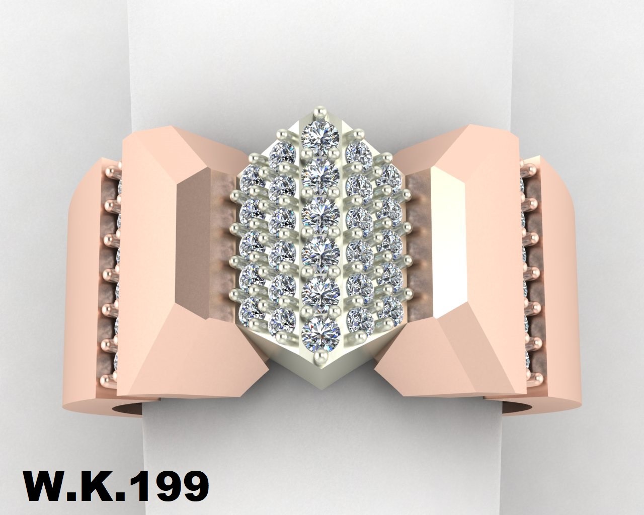 انگشتر زنانه کد :W.K.R199