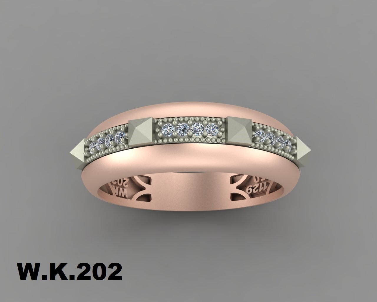 انگشتر زنانه کد :W.K.R 202