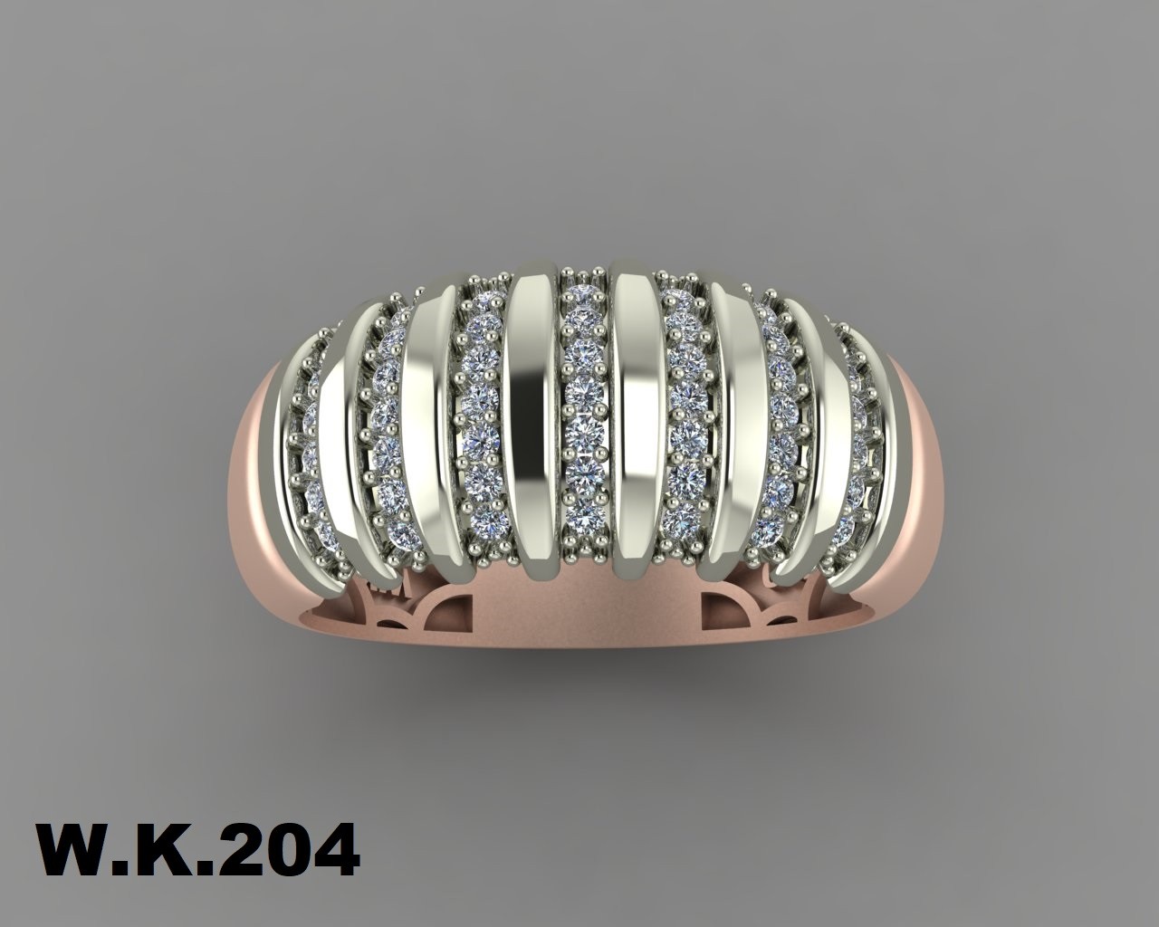 انگشتر زنانه کد :W.K.R 204