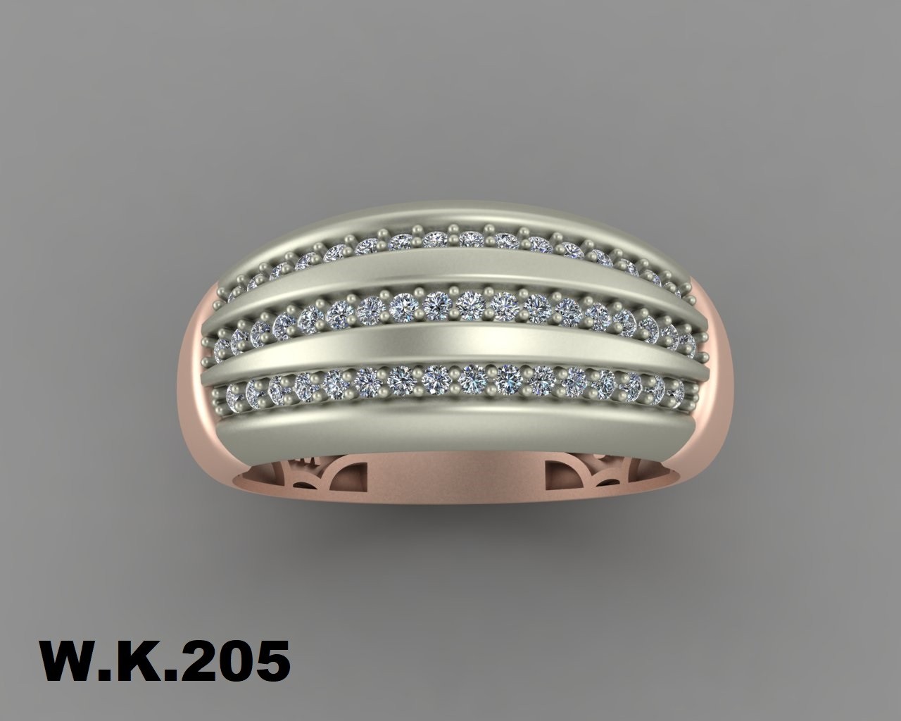 انگشتر زنانه کد :W.K.R 205