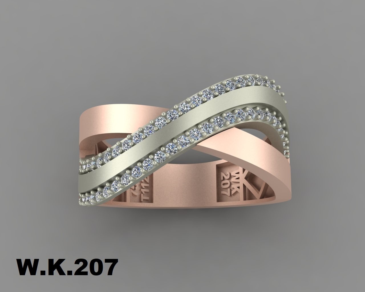 انگشتر زنانه کد :W.K.R207