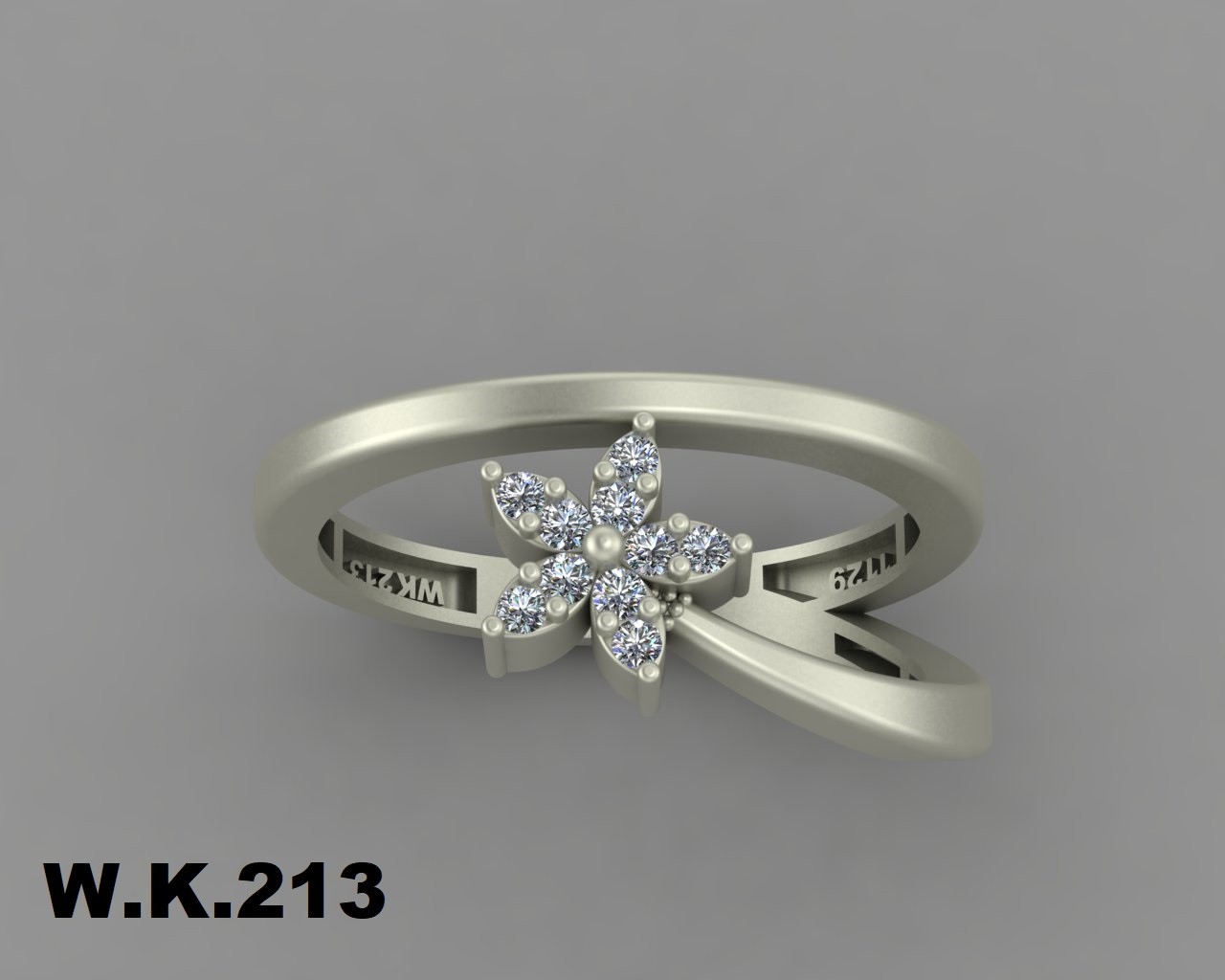 انگشتر زنانه کد :W.K.R 213