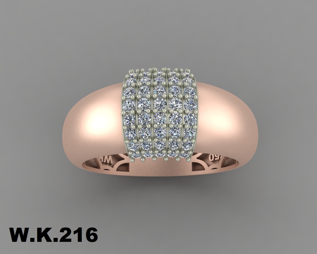 انگشتر زنانه کد :W.K.R216