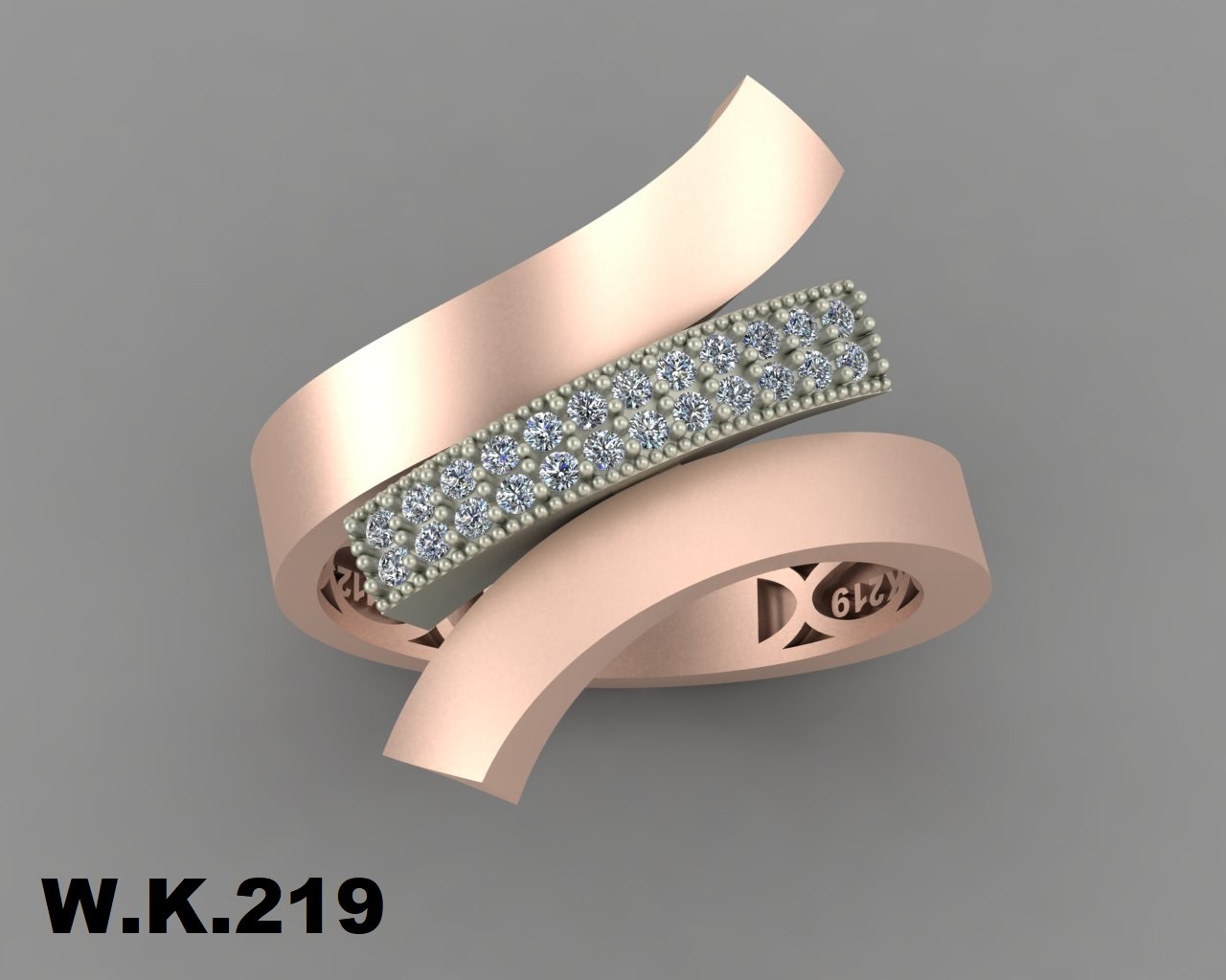 انگشتر زنانه کد :W.K.R219