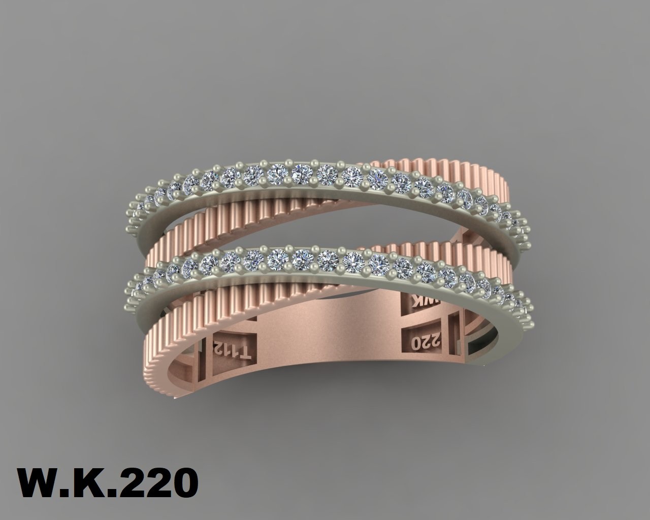 انگشتر زنانه کد :W.K.R  220