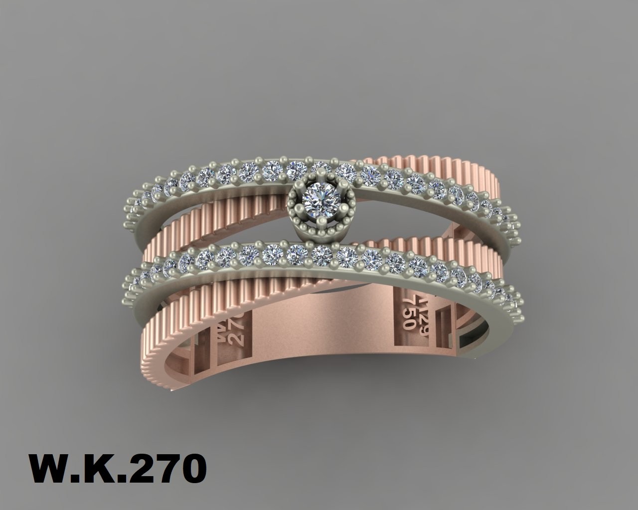 انگشتر زنانه کد :W.K.R  270