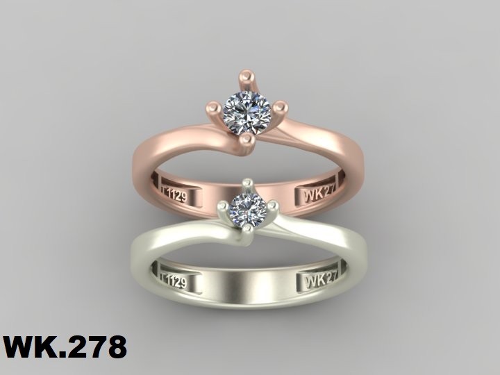 انگشتر زنانه کد :W.K.R  278