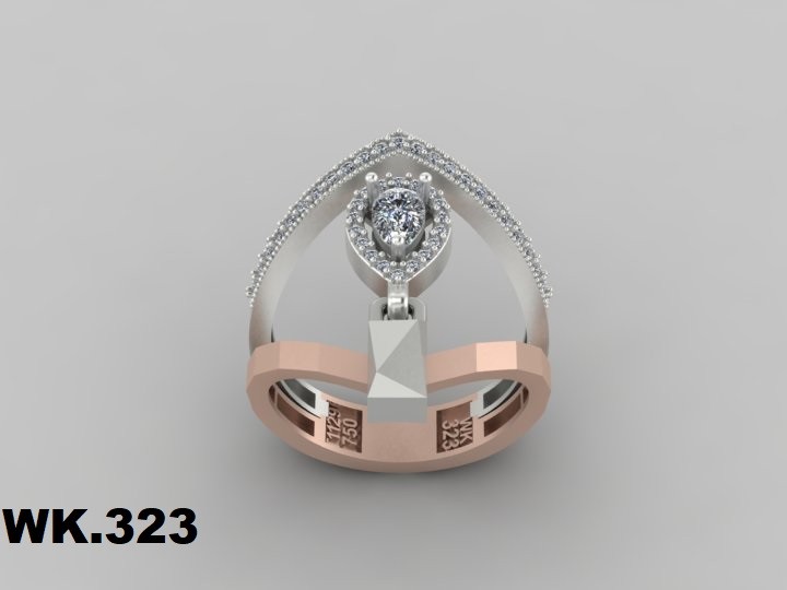 انگشتر زنانه کد :W.K.R  323