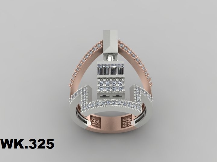 انگشتر زنانه کد :W.K.R  325