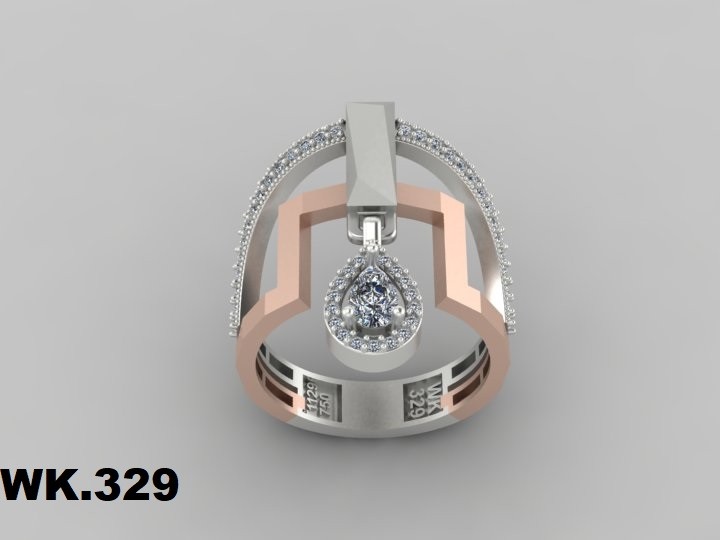 انگشتر زنانه کد :W.K.R  329