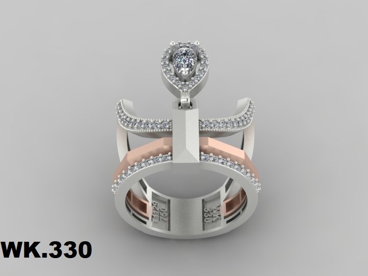 انگشتر زنانه کد :W.K.R  330