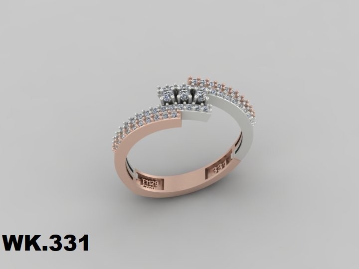 انگشتر زنانه کد :W.K.R  331