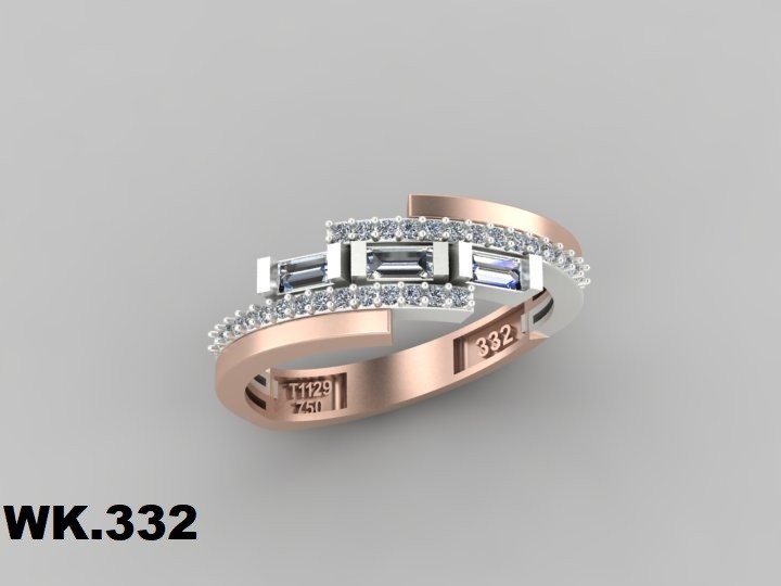 انگشتر زنانه کد :W.K.R  332