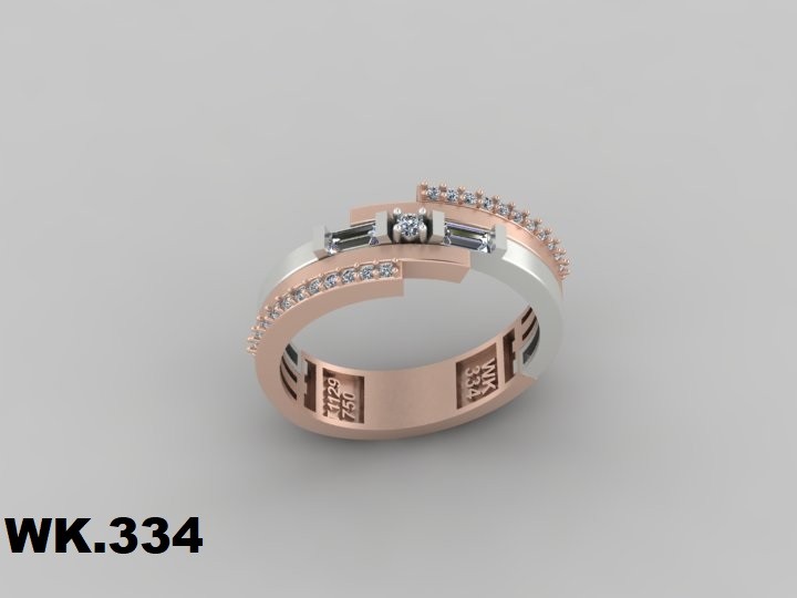 انگشتر زنانه کد :W.K.R  334