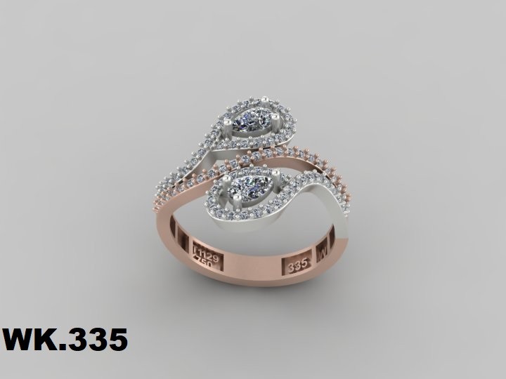 انگشتر زنانه کد :W.K.R  335