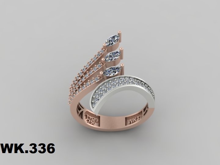 انگشتر زنانه کد :W.K.R  336