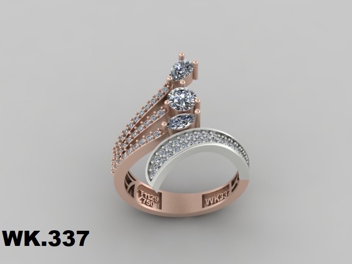 انگشتر زنانه کد :W.K.R  337