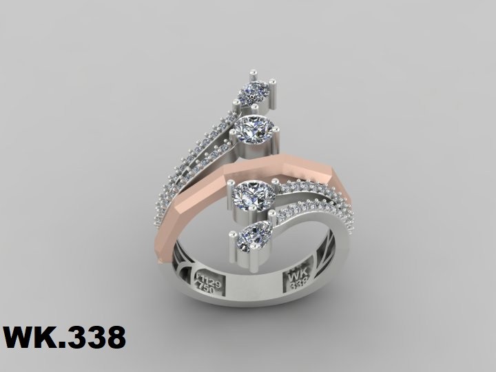 انگشتر زنانه کد :W.K.R  338