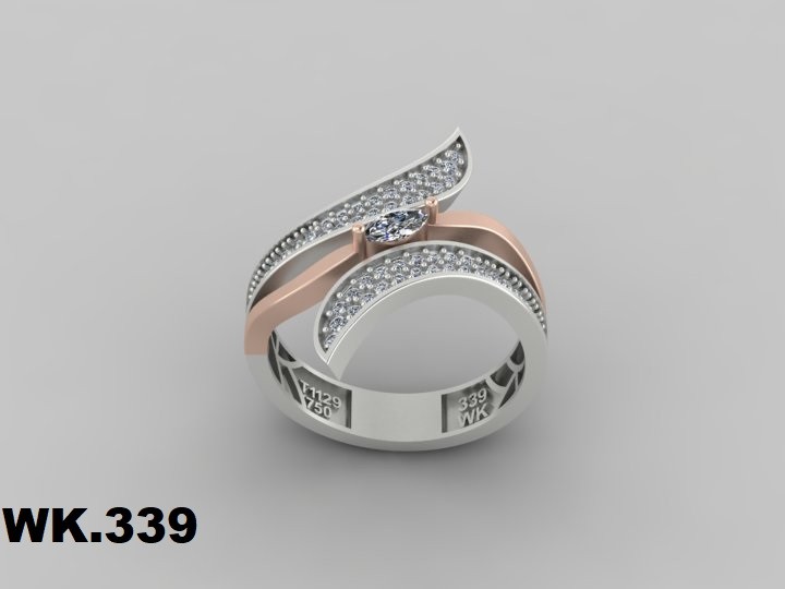 انگشتر زنانه کد :W.K.R  339