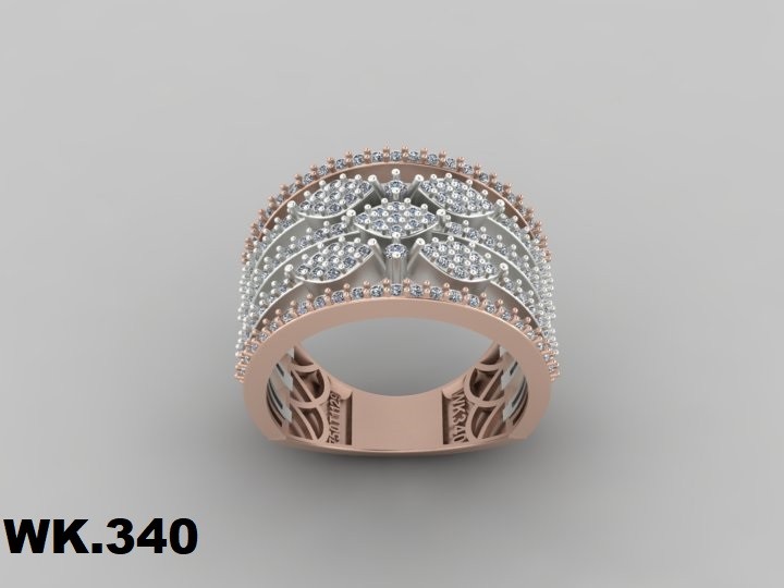 انگشتر زنانه کد :W.K.R  340