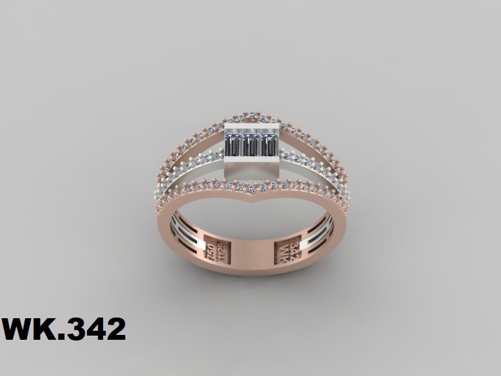 انگشتر زنانه کد :W.K.R  342