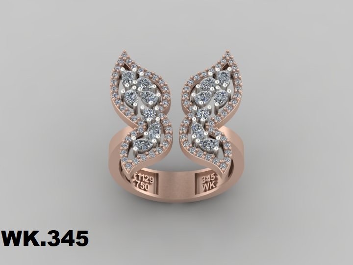 انگشتر زنانه کد :W.K.R  345