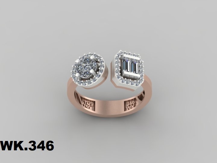 انگشتر زنانه کد :W.K.R  346