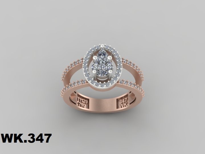 انگشتر زنانه کد :W.K.R  347