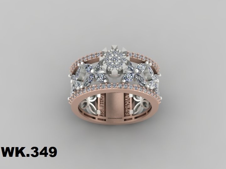 انگشتر زنانه کد :W.K.R  349