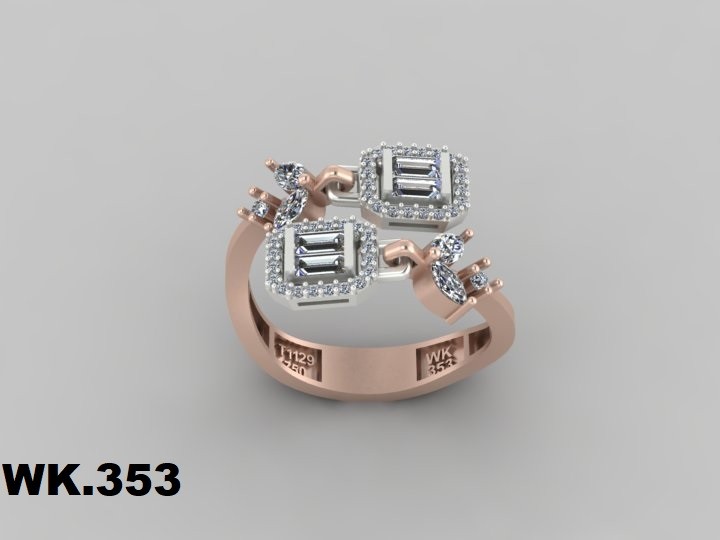 انگشتر زنانه کد :W.K.R  353