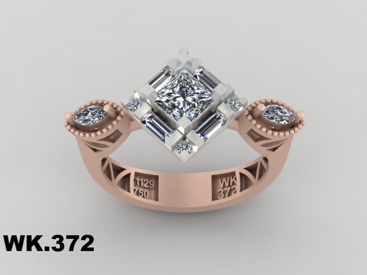 انگشتر زنانه کد :W.K.R  372